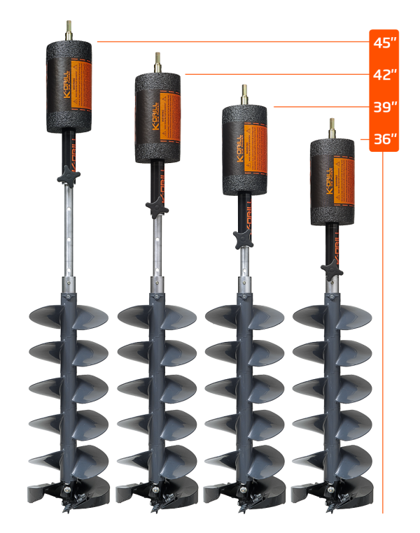 K drill ice augers discount